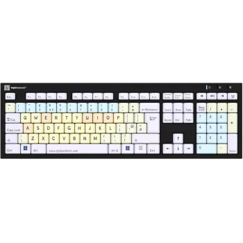 klaviatuur LogicKeyboard Dyslexie klaviatuur Nero UK for PC LKB-DYSLEX-BJPU-UK — Ühendkuningriigi paigutus, düsleksiasõbralik klahvikujundus