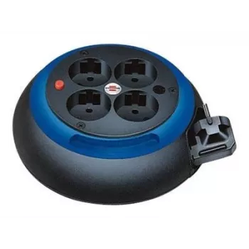 Comfort-Line Mini-kaablirull CL-S 4-suunaline (must/valge, 3 meetrit)