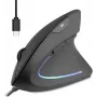 Perixx PERIMICE-513 C vertikaalne ergonoomiline hiir USB-C must paremakäeline (PERIMICE-513 C)