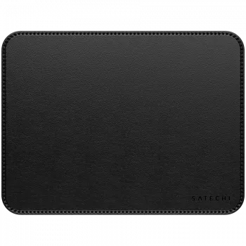 Satechi Premium hiir Pad - vegan nahast hiirematt (must)