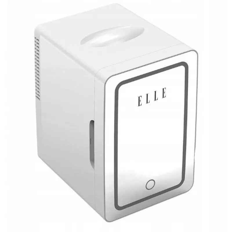 Minikülmik LED-meigipeegliga Elle ESDAFX04WHEU 4 L valge