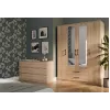 Riidekapp Topeshop ROMANA 160 SON 11 riiulit 4 ust tamm