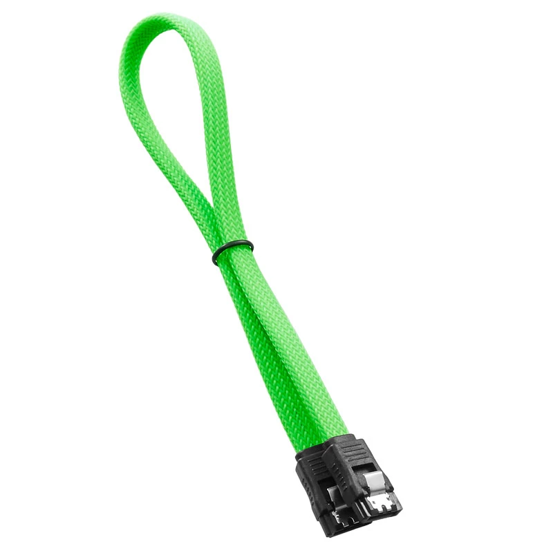 CableMod ModMesh - SATA-kaabel - Serial ATA 150/300/600 - SATA (W) to SATA (W) - 60cm - Heleroheline (CM-CAB-SATA-N60KLG-R)