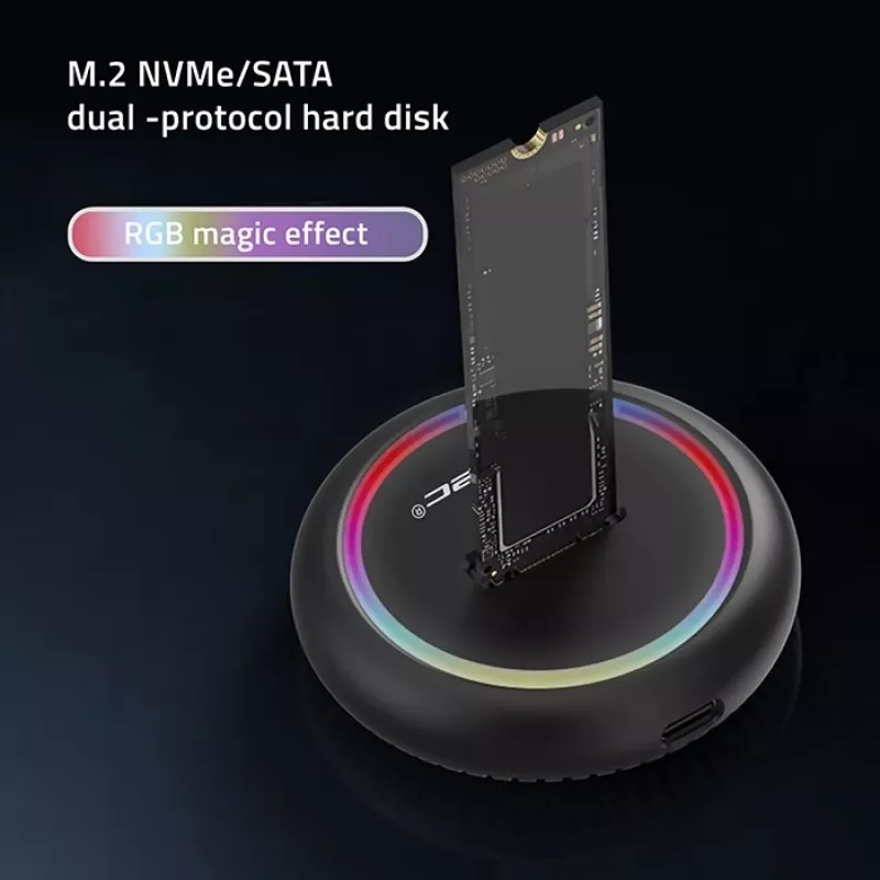 M.2 SSD dokkimisjaam QOLTEC 52275 SATA ja NVMe ketastele, USB-ühendus