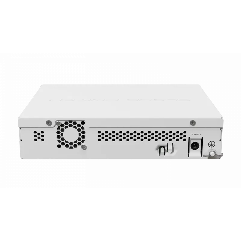 Hallatav L3 võrgukommutaator MikroTik CRS310-1G-5S-4S+IN — 1U, 1x Gigabit, 5x SFP, 4x SFP+, 10G, DC/PoE 18–57V, 20W max