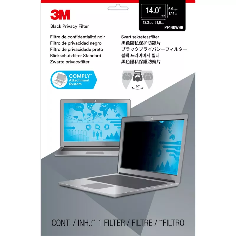 3M privaatsusfilter 14 16:9 COMPLY