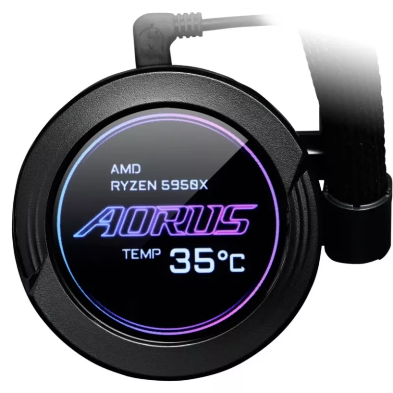 GIGABYTE AORUS WATERFORCE X 280 protsessori vedelikjahutus, must, 1 tk