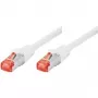 Tecline exertis Connect – patch-kaabel – RJ-45 (M) RJ-45-le (M) – 1 m – SSTP-kaabel – CAT 6 – halogeenivaba – valge (71501W)