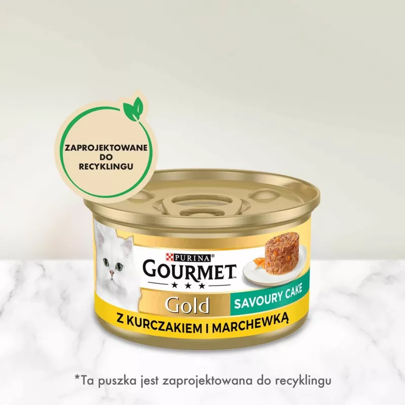 GOURMET GOLD - Savoury Cake with Chicken and Carrot 85g