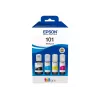 Originaal Epson EcoTank tindipudelite 4-värviline komplekt — Must 127 ml, Tsüaan/magenta/Kollane 210 ml (C13T03V64A)