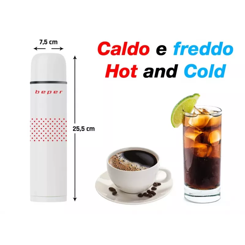 Elektriline veekeetja Beper BI.504 500 ml, roostevaba teras, 2200 W
