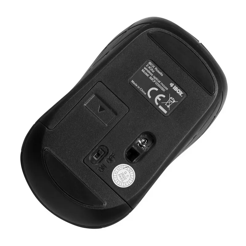 IBOX Rosella - Hiir - 2,4 GHz - Sinine - Optiline - 3 nuppu - Must