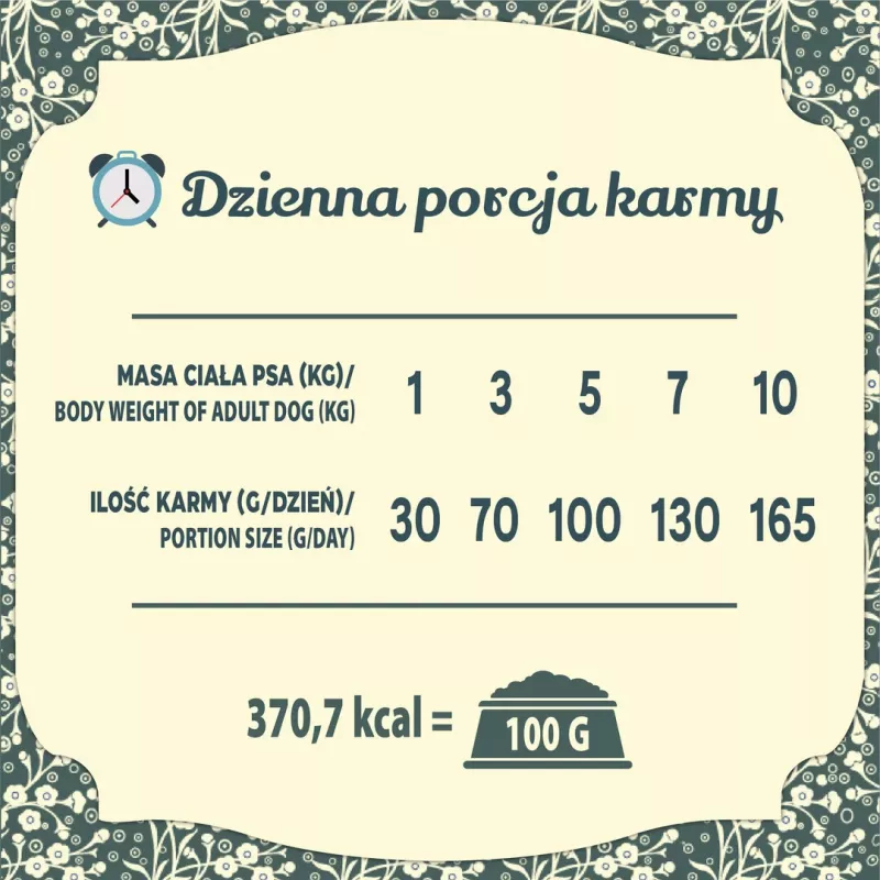 FOLK Väikest tõugu koertele Traditsiooniline Suur-Poola part küüliku, õunte ja majoraaniga - kuiv koeratoit - 1,6kg