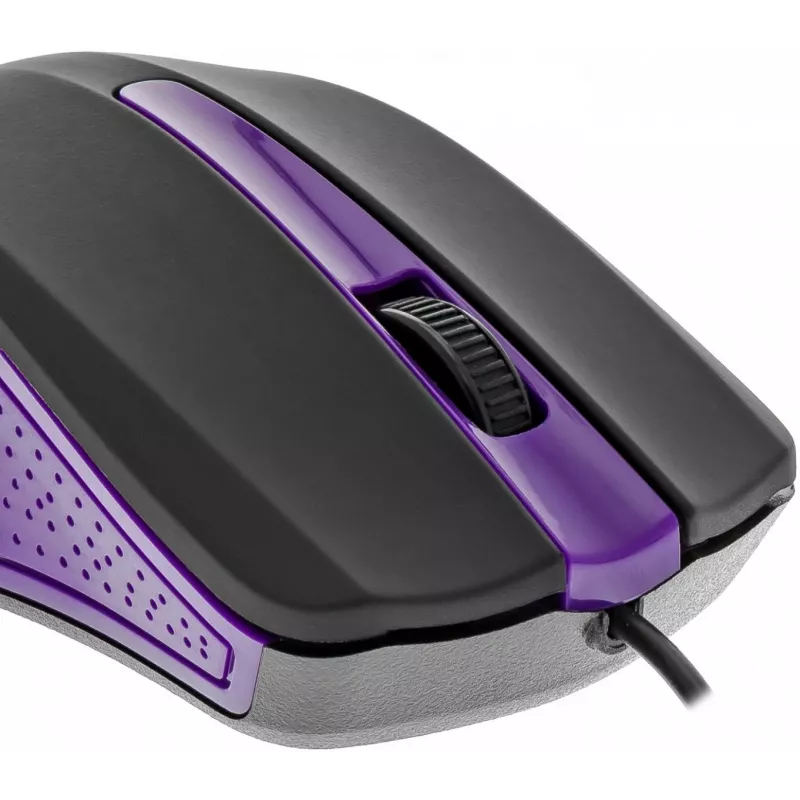 USB-juhtmega hiir, 3 nuppu, kummeeritud pind