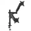 Maclean 2 monitori alus, gaasvedru, 17-32, 2-10kg, must, MC-136