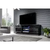 TV-kapp cama meble QIU 160 — MDF must läikiv, 1600×420×570 mm