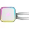 CORSAIR iCUE H100i RGB ELITE protsessori vedelikjahutussüsteem 1-pakk valge 120 mm