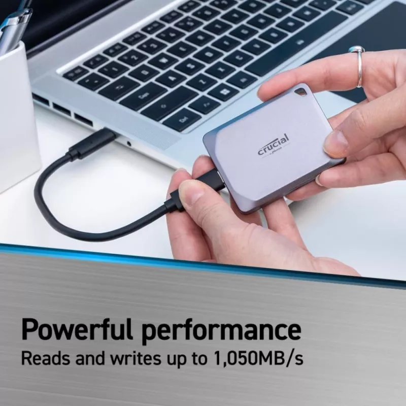 Crucial X9 Pro 4TB väline USB 3.2 Gen2 Type-C kaasaskantav SSD