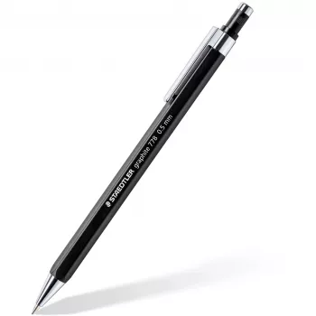 Grafiitpliiats Staedtler 7785ABK25D HB kuusnurkne must/hõbedane, 1 tk