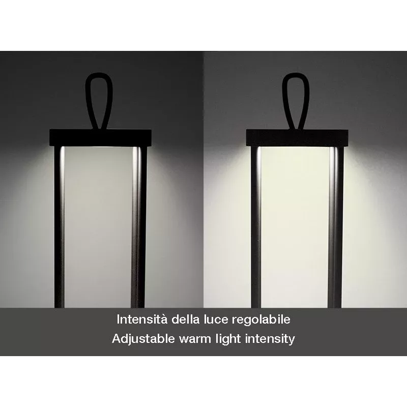Laetav latern Beper P207ILI100 — must, kaasaskantav LED-valgustus