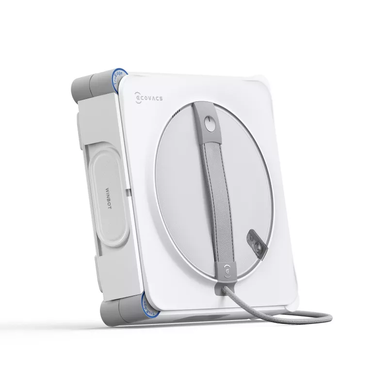 Akna puhastamise robot Ecovacs WINBOT W2S juhtmega 8000 Pa — automaatne klaasipuhasti lamedatele akendele