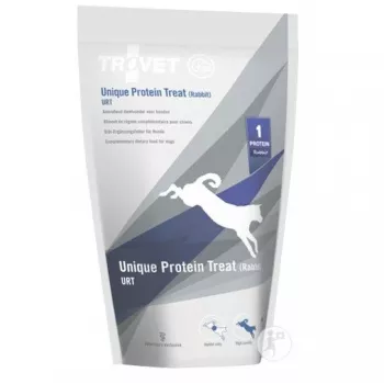 Koeramaius TROVET Unique Protein Treat URT Rabbit 125 g — hüpoallergeenne, 55% valku