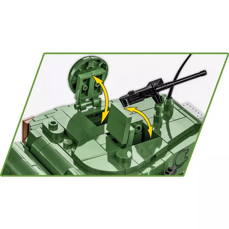 Ehituskomplekt COBI M26 Pershing T26E3 904 osa Plastik alates 3. eluaastast