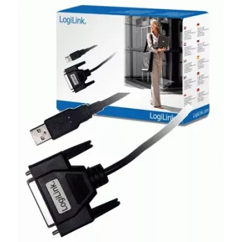 LogiLink UA0054A Paralleelkaabel Must 1,8 m