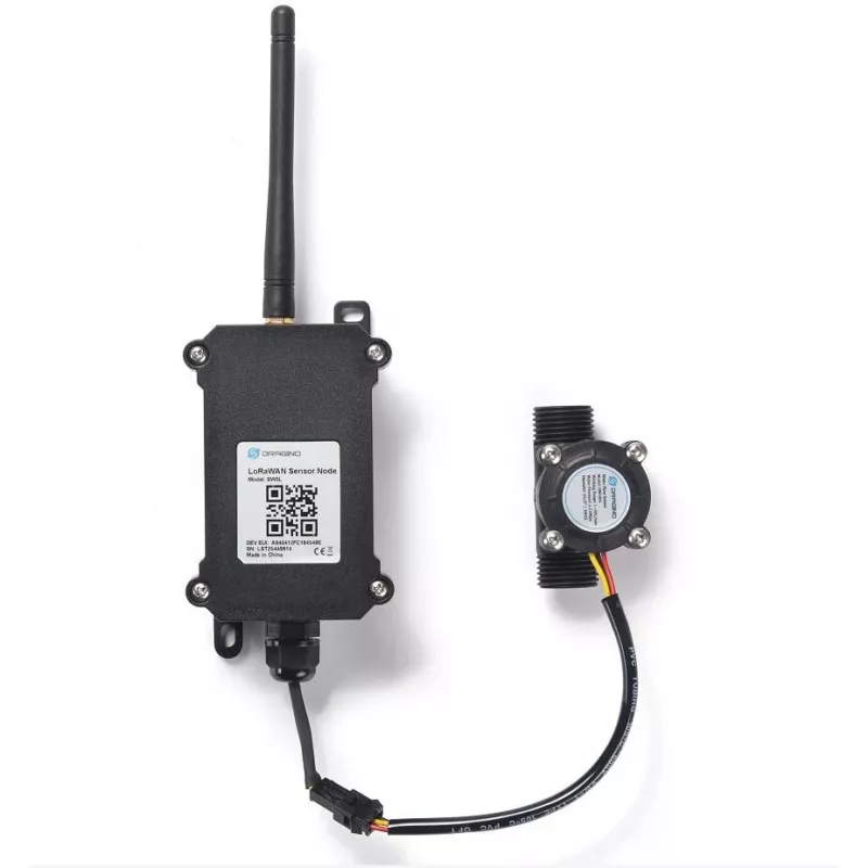 Veevoolumõõtur DRAGINO SW3L-EU868 G1/2 DN15 — LoRaWAN, G1/2 ühendus, DN15