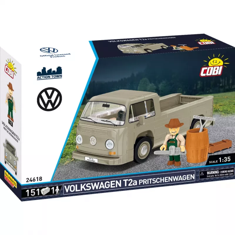 Cobi mudelikomplekt Volkswagen T2a platvormveok 1:35 hall