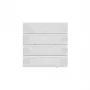 Seinale paigaldatav KNX-puuteandur Gira Tastsensor 4 Komfort TS4 ws 5004003, 4 nupuga, valge