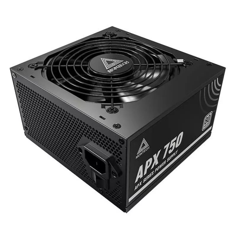 Montech APX750 toiteplokk 750 W 20+4 pin ATX ATX Must