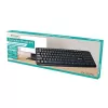 Juhtmega täissuuruses klaviatuur VAKOSS TK-103PK — USB, 104 klahvi, numbriklaviatuur, must, 1,4 m kaabel