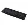 K120 juhtmega klaviatuur, juhtmega, USB, QWERTZ, must