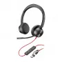 HP Poly Mustwire 8225-M USB-C Stereo Peakomplekt, ANC, Teams-sertifitseeritud (Hulgipakend) (C92SCA6)