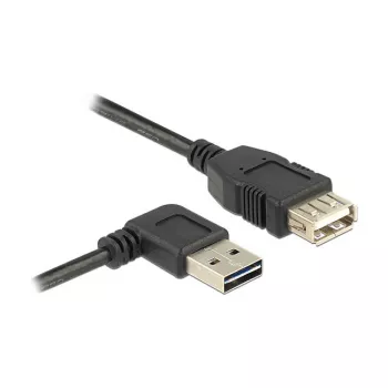 USB-kaabel DeLOCK 2m USB 2.0-A USB 2.0-A-le Must