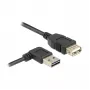 USB-kaabel DeLOCK 2m USB 2.0-A USB 2.0-A-le Must