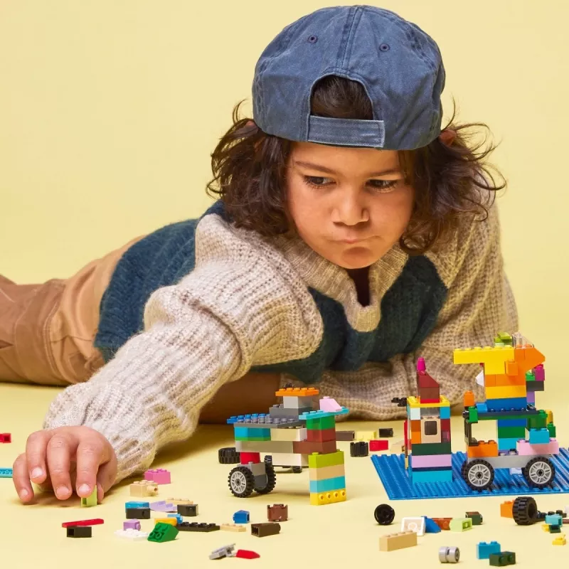 LEGO ehitusplaat 11025 — sinine alusplaat 32x32 nupuga, 250×250 mm