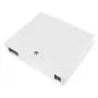 Seinale paigaldatav kiudoptiline korpus DIGITUS DN-96843M-OS2, ühemoodiline, kokkupandud, 24×LC DX adapterit koos sigade sabadega, teras, hall, 320×54×280 mm
