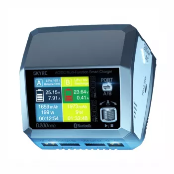 Akulaadija SkyRC D200 neo AC DC LiPo Li-Ion LiFePO4 35A