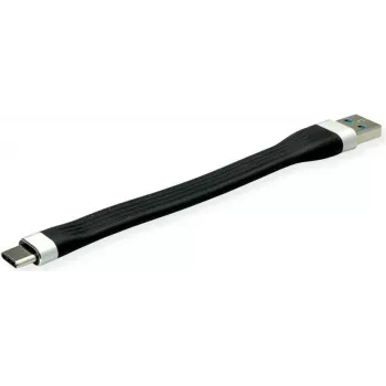 ROLINE 11.02.9014 USB-kaabel 0,11 m USB 3.2 Gen 1 (3.1 Gen 1) USB A USB C Must (11.02.9014)