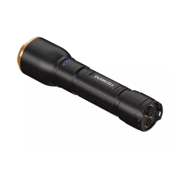 Duracell DF1500R kinkekarbiga taskulamp must