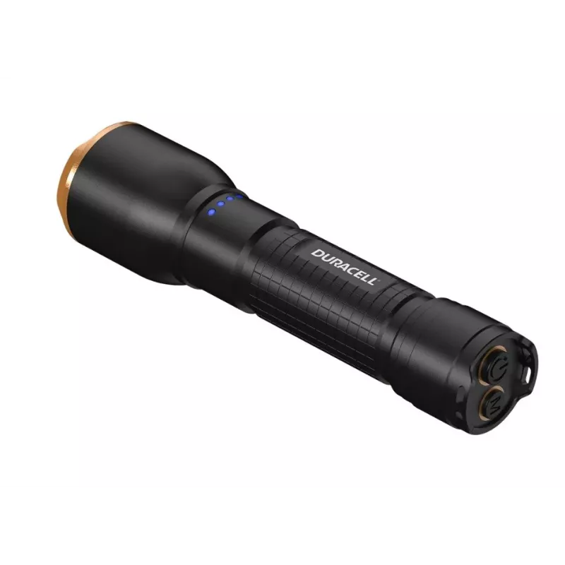 Duracell DF1500R kinkekarbiga taskulamp must