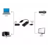 Video kaabli adapter GEMBIRD A-HDMIF30-DPM-01 HDMI tüüp A DisplayPortile 0,15 m must