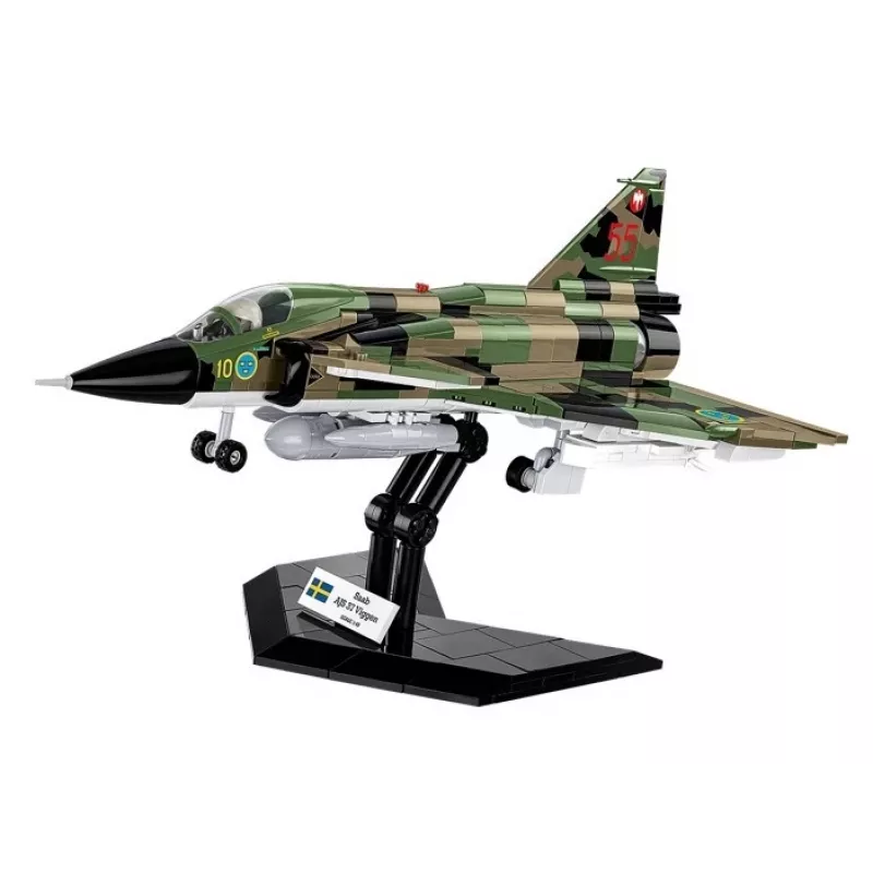 Ehituskomplekt Cobi Blocks Saab AJS 3 Viggen 911 tk mudelikomplekt, 911 osa
