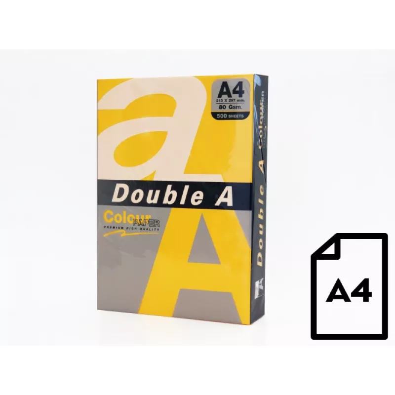 A4 värviline paber double a DA-GOLD 80 g/m², 500 lehte