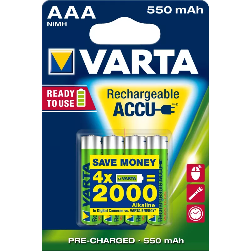 Laetav aku Varta Ready2Use HR03 AAA 4 tk
