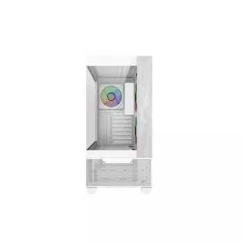 Cooler Master E690-WHNN-S00 Elite 690 WOOD White, 270° täisvaatega karastatud klaas, õmblusteta faas
