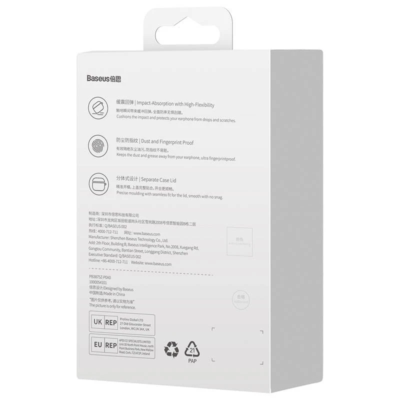 Kaitsev läbipaistev ümbris Baseus ARAP000000 AirPods 3-le — kerge, vastupidav