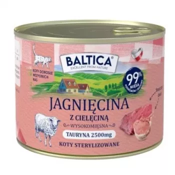 BALTICA regional flavours Lamb with veal - märg kassitoit - 185g